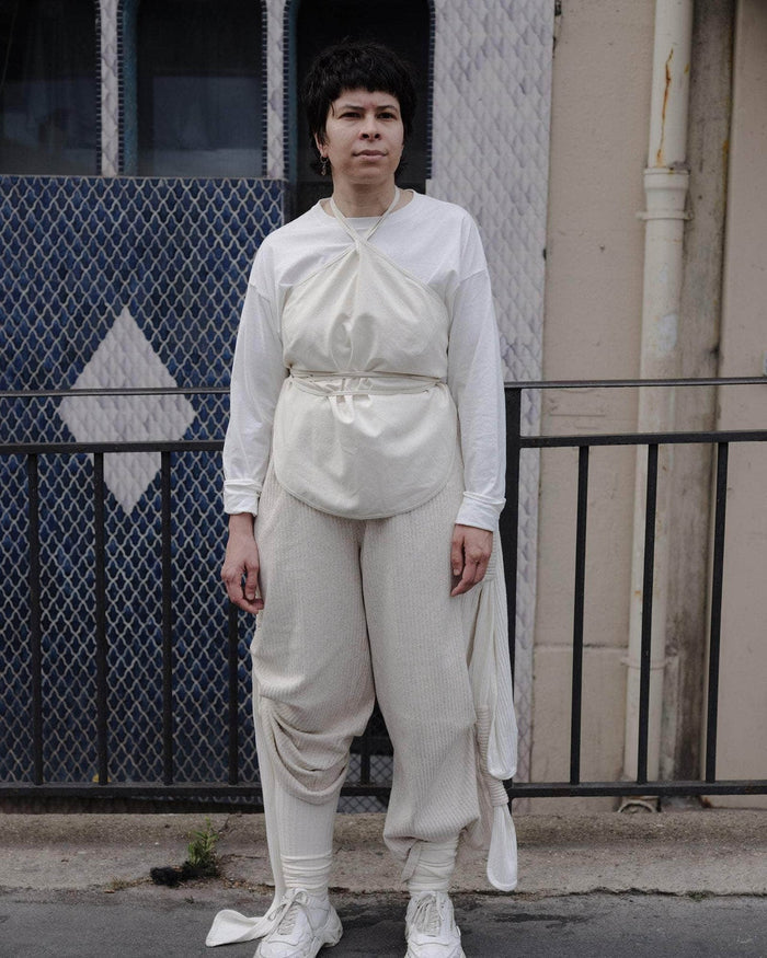 Baserange - Loose Sweatshirt en Coton / Chanvre - Non Teinté-Pulls et Sweats-TOLOS-CO-SP24