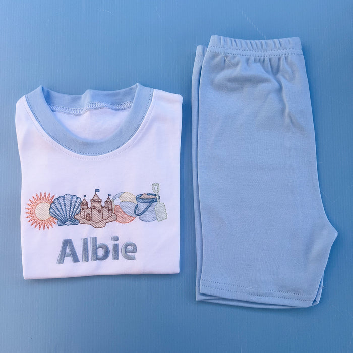 Beach Short Set | Pyjamas | T-Shirt