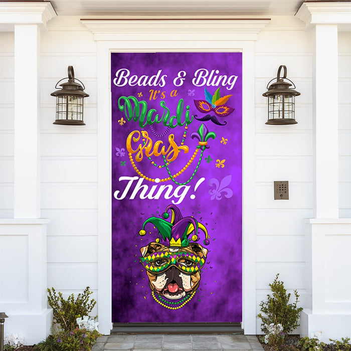 DoorFoto Door Cover Beads and Bling