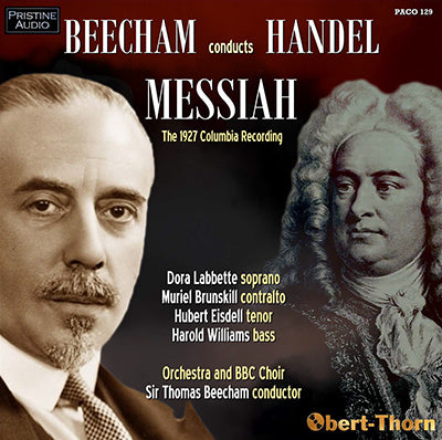 BEECHAM Handel: Messiah (1927) - PACO129 - CD