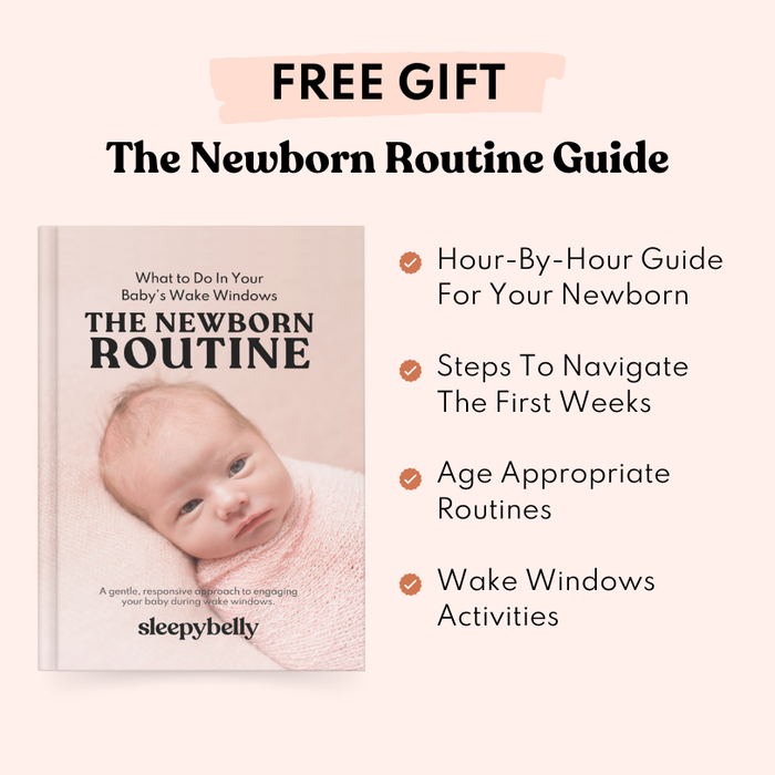 Free gift with the Before Baby Arrives e-book: The Newborn Routine Guide with hour-by-hour routines