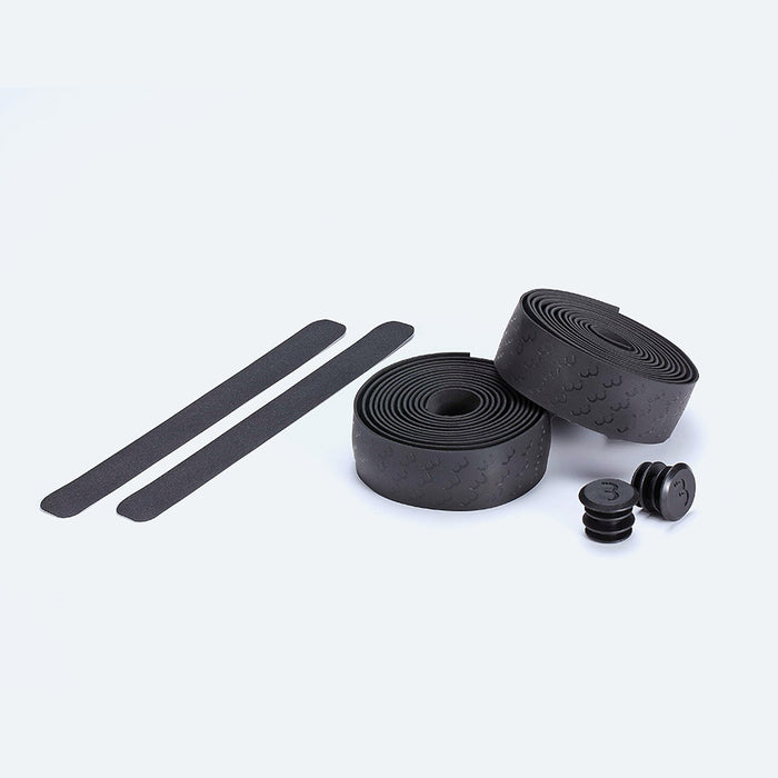 BBB Cycling, BHT-15G UltraRibbon Gel, Handlebar Tape, Black, 2.5mm Thick