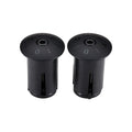 BBB Cycling, BHT-97 ScrewOn Alu, Bar End Plugs, Black, Aluminum, Pair