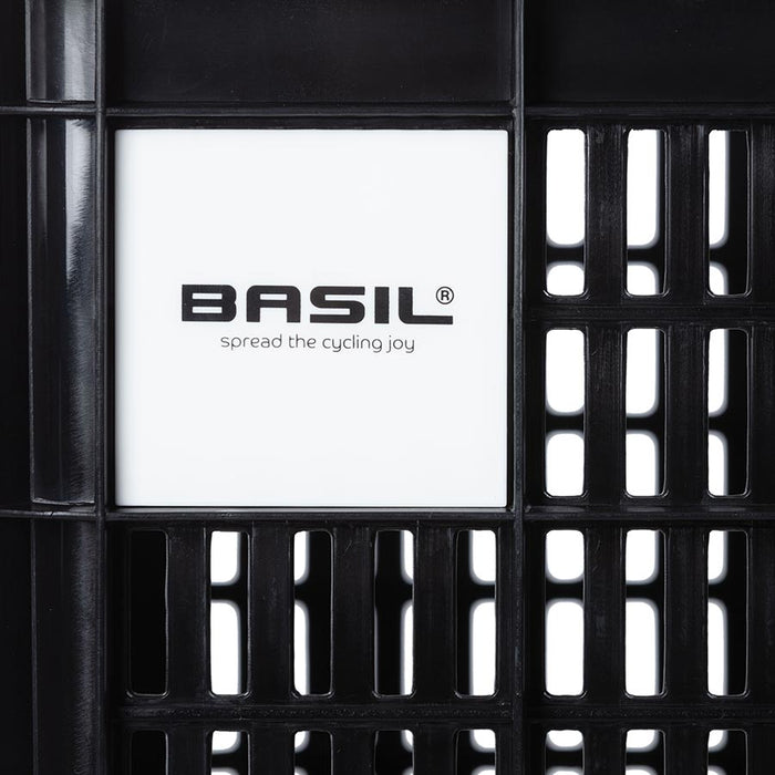 Basil, Bicycle Crate L, Basket, Black