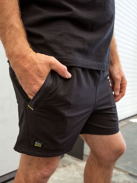 Bisley Flx And Move 4-Way Stretch Elastic Short