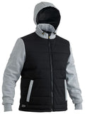 Bisley Flx And Move Contrast Puffer Fleece Hooded Jacket