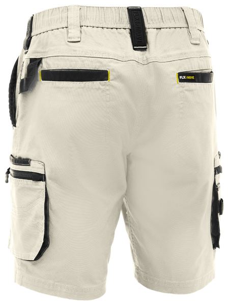 Bisley Flx And Move Cotton Elastic Waist Cargo Short