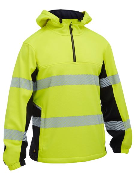 Bisley Flx & Move Hi Vis Taped Liquid Repellent Hoodie