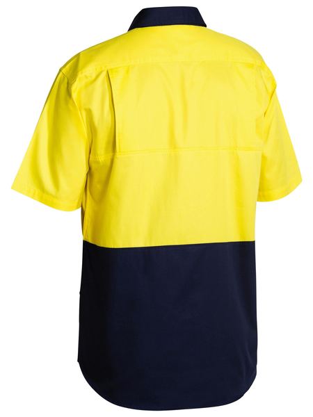 Bisley Hi Vis Cool Lightweight Drill Shirt Short Sleeve