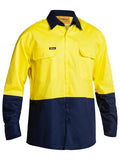 Bisley Hi Vis Drill Shirt Long Sleeve