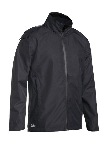 Bisley Lightweight Ripstop Rain Jacket With Concealed Hood