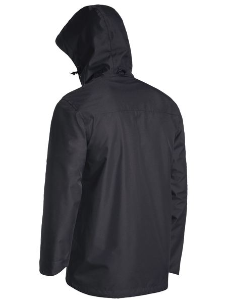 Bisley Lightweight Ripstop Rain Jacket With Concealed Hood