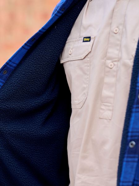 Bisley Shacket with Sherpa Lining