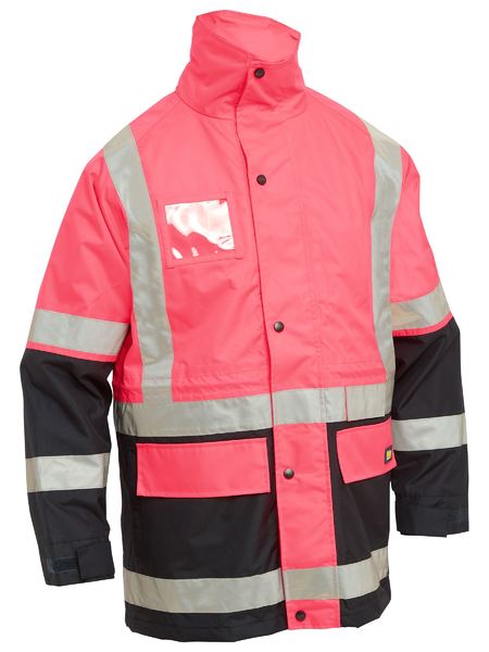 Bisley Taped 5 In 1 Hi Vis Waterproof Rain Jacket