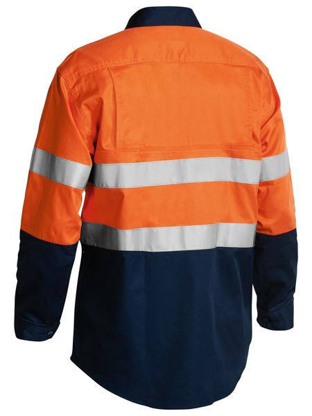 Bisley Taped Hi Vis Cool Lightweight Shirt Long Sleeve