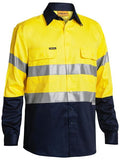 Bisley Taped Hi Vis Drill Shirt Long Sleeve
