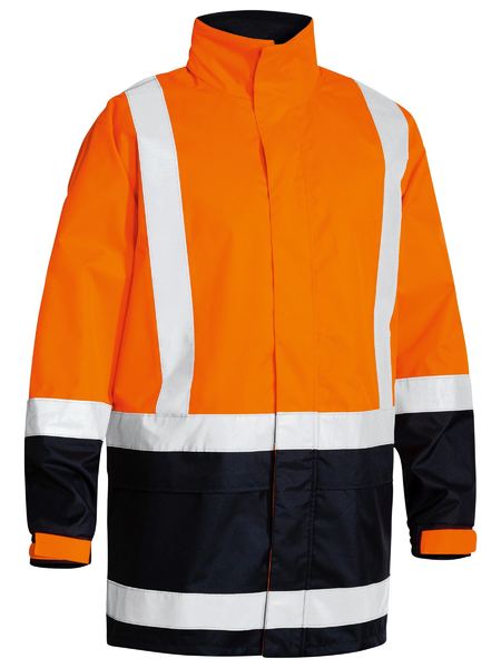 Bisley Taped Hi Vis Recycled Waterproof Shell Jacket