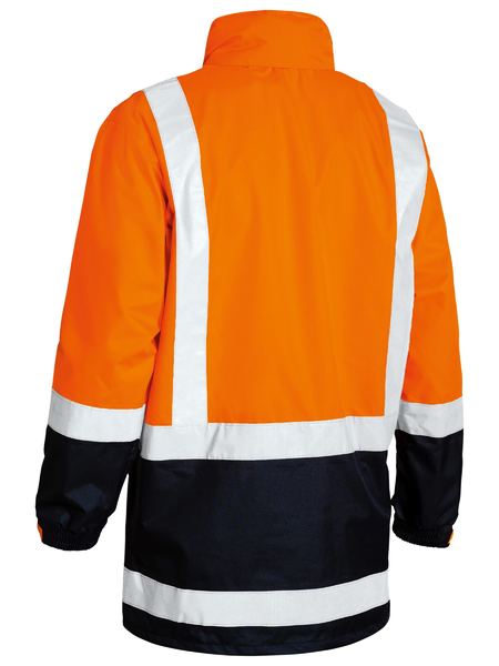 Bisley Taped Hi Vis Recycled Waterproof Shell Jacket