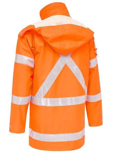 Bisley X Taped Hi Vis Waterproof Shell Jacket