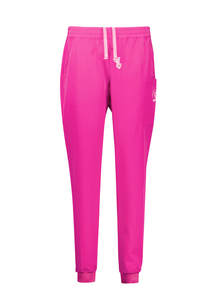 Biz Care Ladies NBCF Charity Jogger Scrub Pant