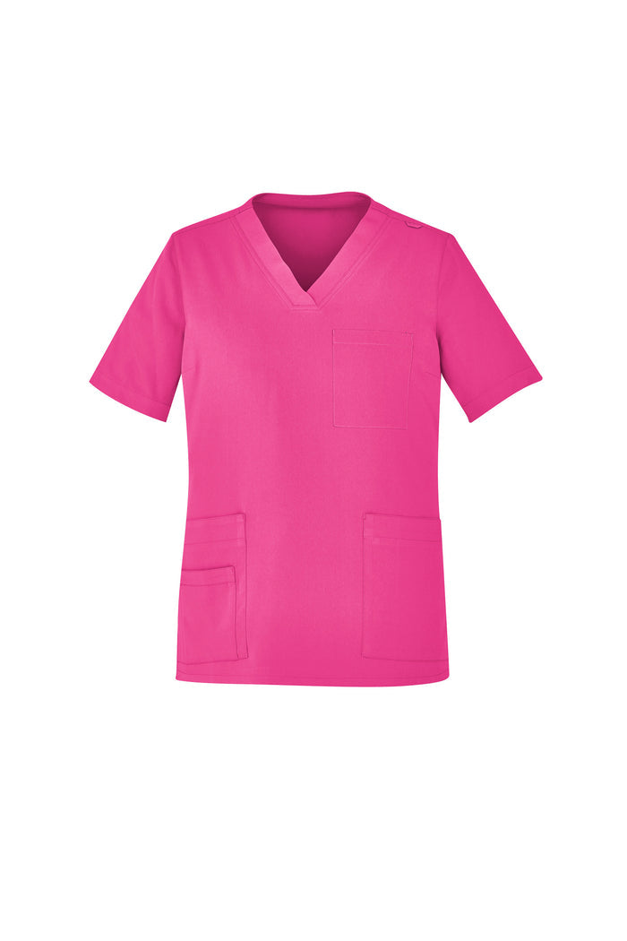 Biz Care Unisex V-neck Scrub Top NBCF Charity
