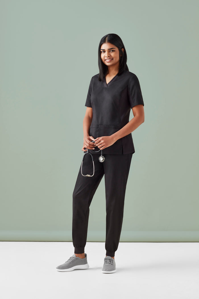 Biz Care Womens Riley Slim Leg Jogger Scrub Pant