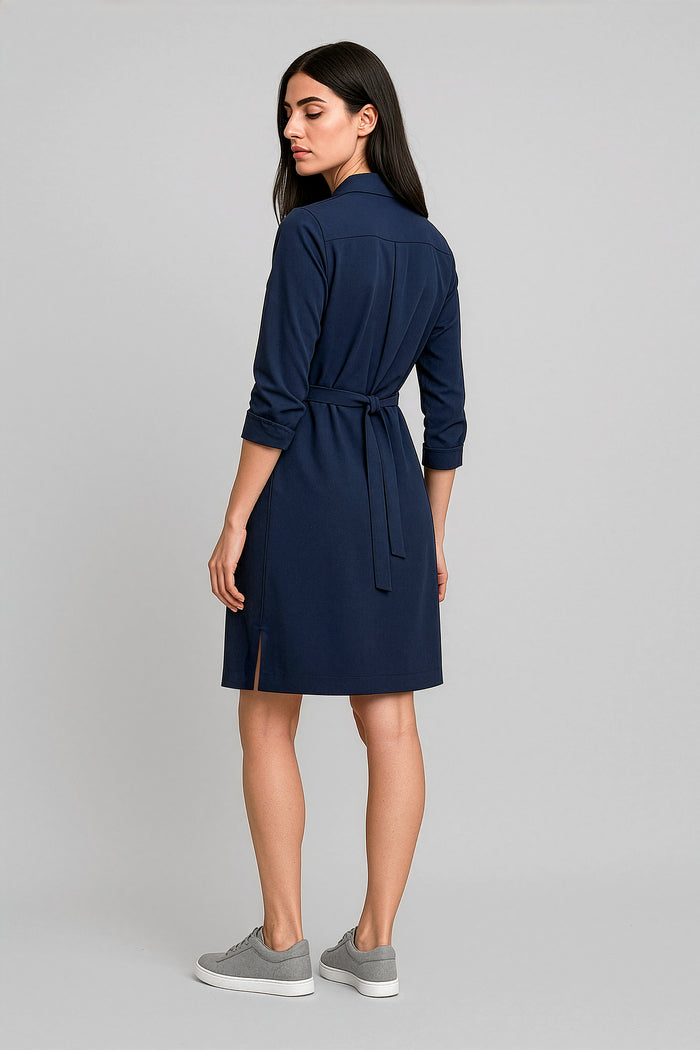Biz Corporates Chloe Ladies Georgette Shirt Dress