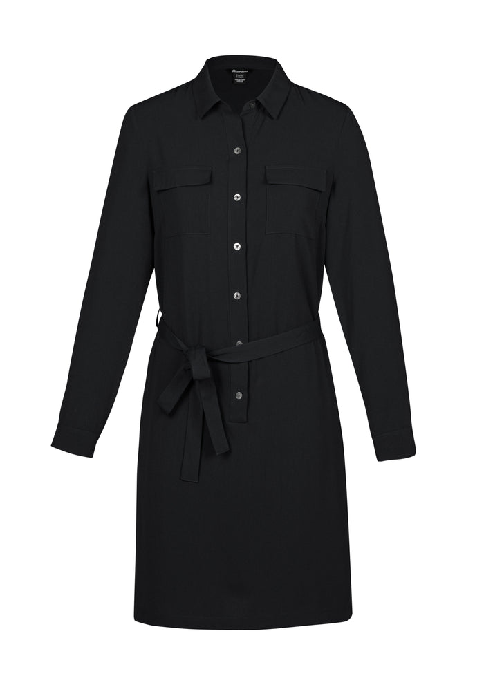 Biz Corporates Chloe Ladies Georgette Shirt Dress