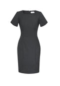 Biz Corporates Comfort Wool Stretch Ladies Short Sleeve Dress