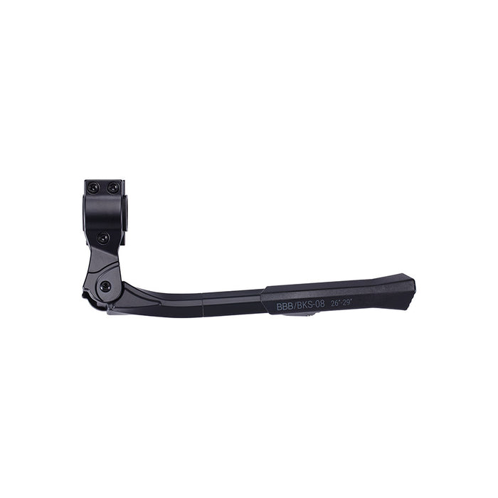 BBB Cycling, BKS-08 UniKick, Kickstand, 26'' to 29'', Black, Clamp Mount