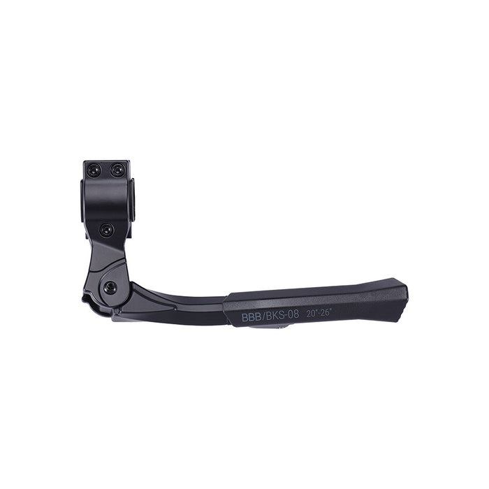 BBB Cycling, BKS-08 UniKick, Kickstand, 26'' to 29'', Black, Clamp Mount