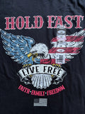 Black Hold Fast Eagle Tshirt