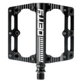 Deity, Black Kat, Platform Pedals, Body: Aluminum, Spindle: Cr-Mo, 9/16'', Black, Pair