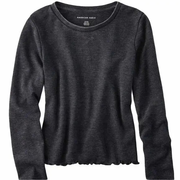 Black Long Sleeve Top