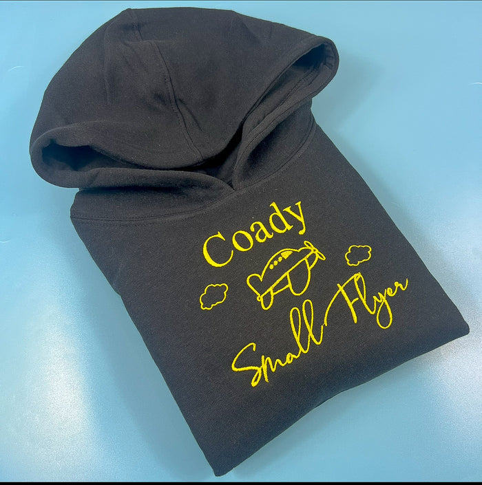Black 'Small Flyer' Hoodie