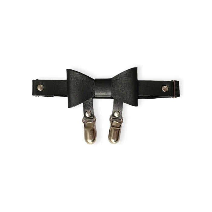 Black Tie Thigh Garter Suspenders