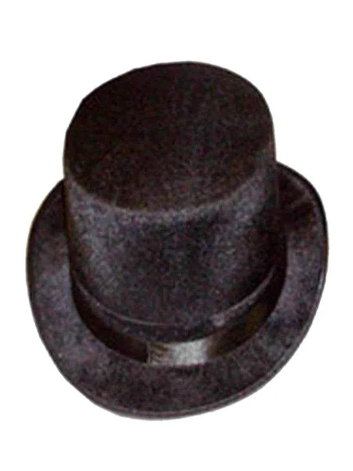 Black Velour Top Hat