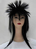 Black White Rock Star Wig - thefancydress.co.uk