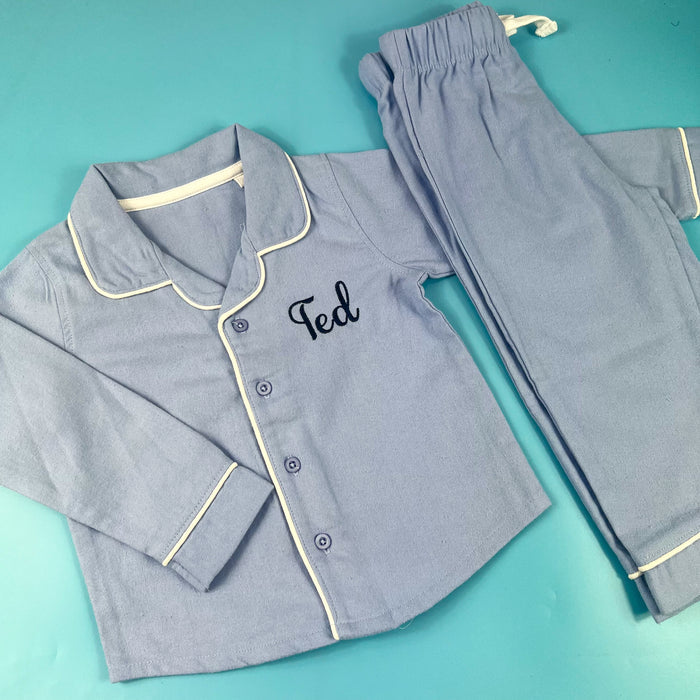 Blue Traditional Pyjamas