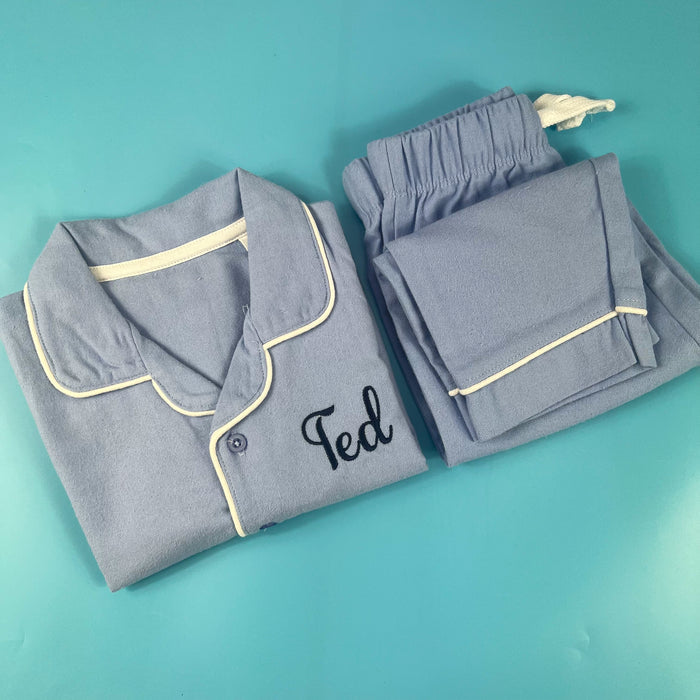 Blue Traditional Pyjamas