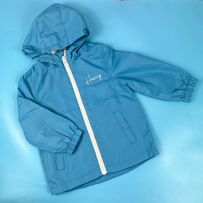 Blue Windbreaker