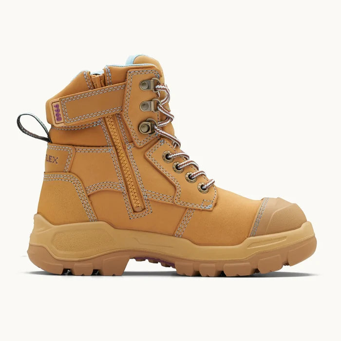 Blundstone 9960 Ladies Rotoflex 6in Zip Boot Safety Toe