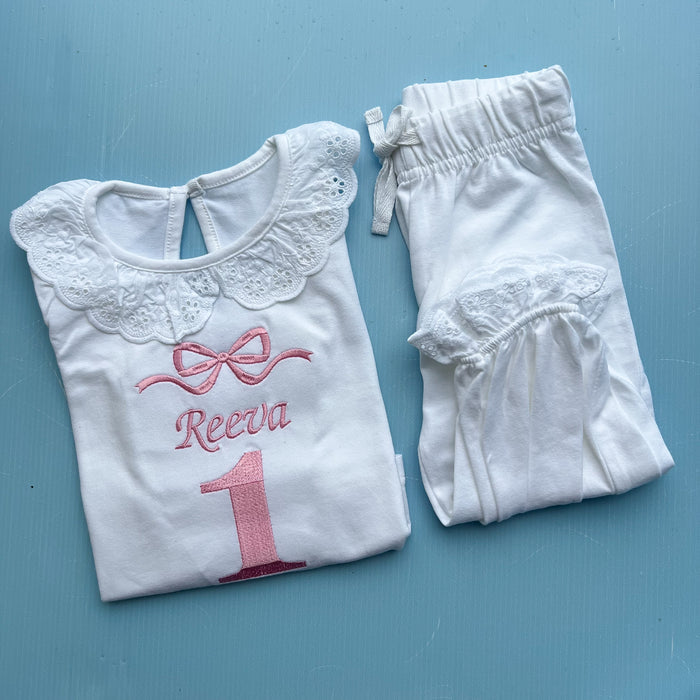 Bow Birthday Pyjamas