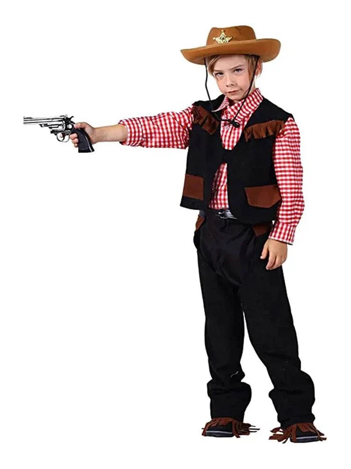Boys Cowboy Costume Set - thefancydress.co.uk