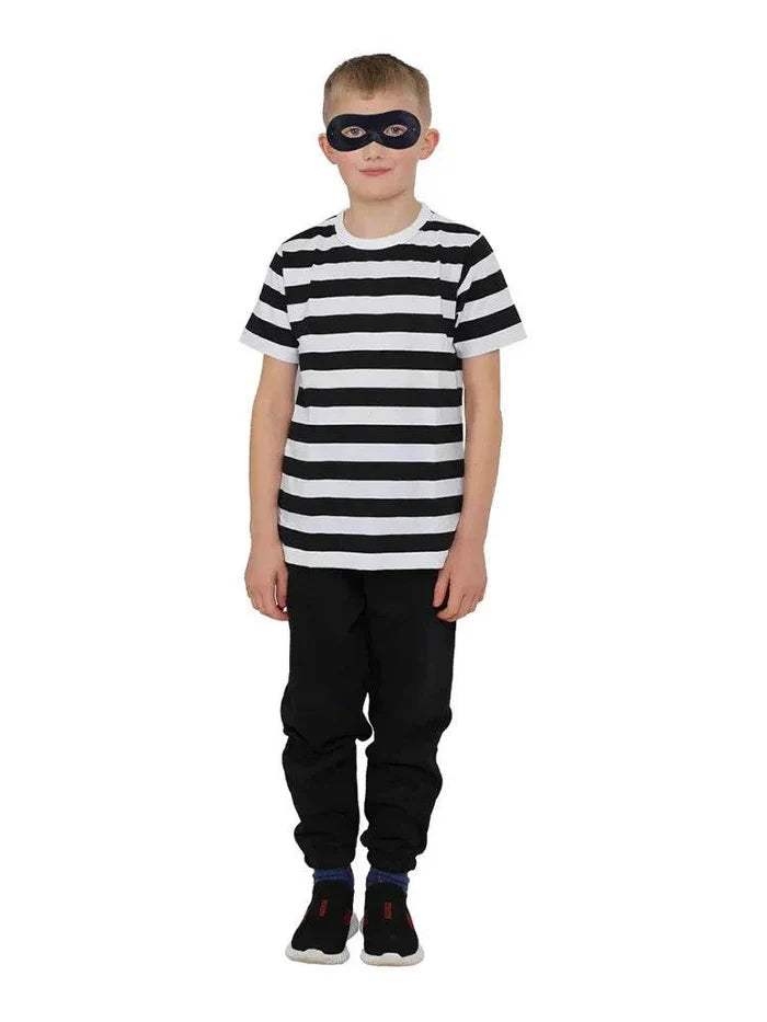 Boys Fancy Dress Book Week Burglar Costume Set - thefancydress.co.uk