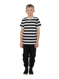 Boys Short Sleeves Stripe T-Shirt - thefancydress.co.uk