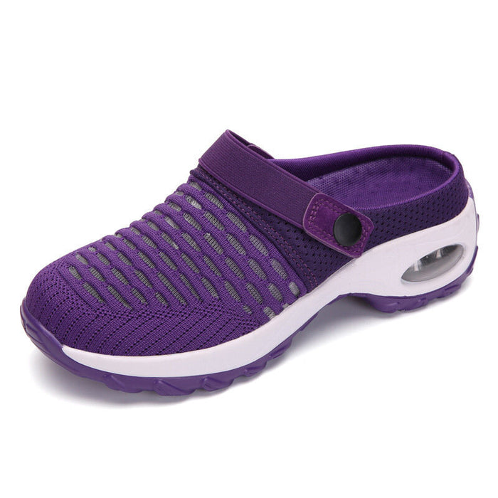 Breathable Mesh Walking Shoes – Slip-On Sandals