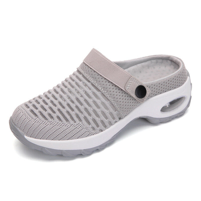 Breathable Mesh Walking Shoes – Slip-On Sandals
