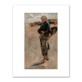 John Singer Sargent, Breton Girln with a Basket, Study for â€œEn route pour la pÃªcheâ€ and â€œFishing for Oysters at Cancaleâ€, 1877, Terra Foundation for American Art. Fine Art Prints in various sizes by Museums.Co