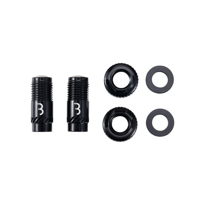 BBB Cycling, BTI-165 CoreCap, Tubeless Valve, Black, Pair